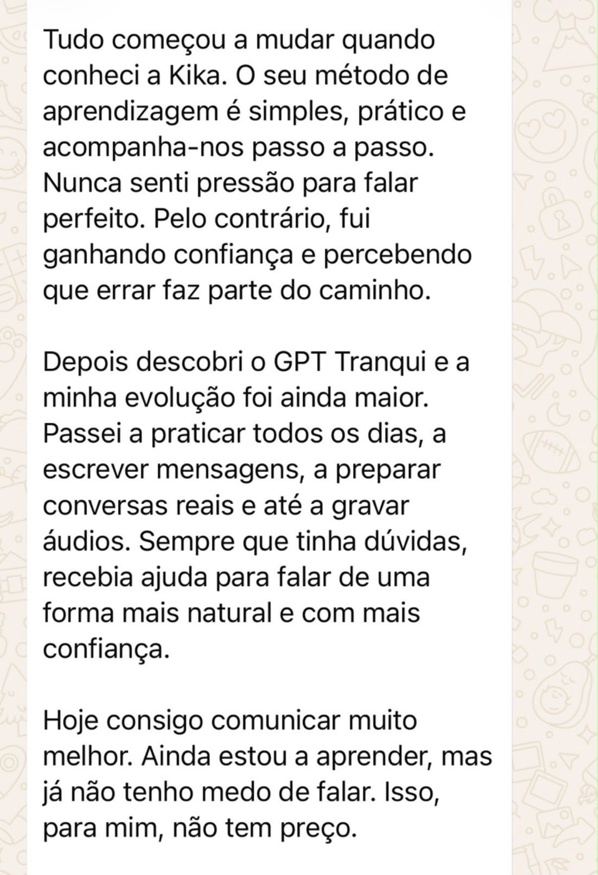 Testimonio de Gina
